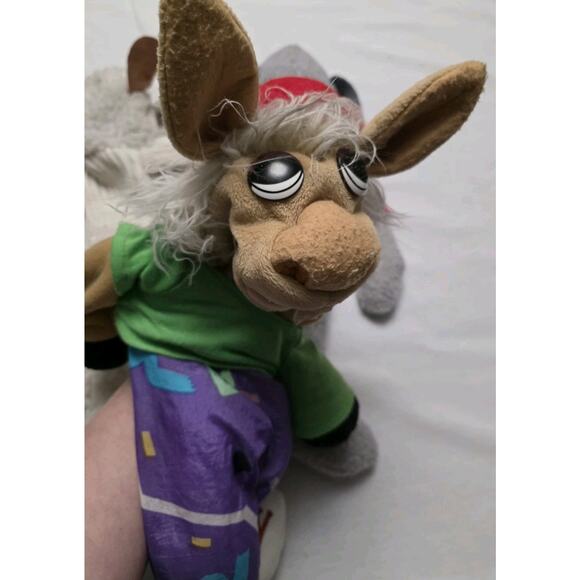 Vintage 1993 Lamb Chop, Charlie Horse & Hush Puppy Plush Puppet Trio Shari Lewis - Picture 7 of 8